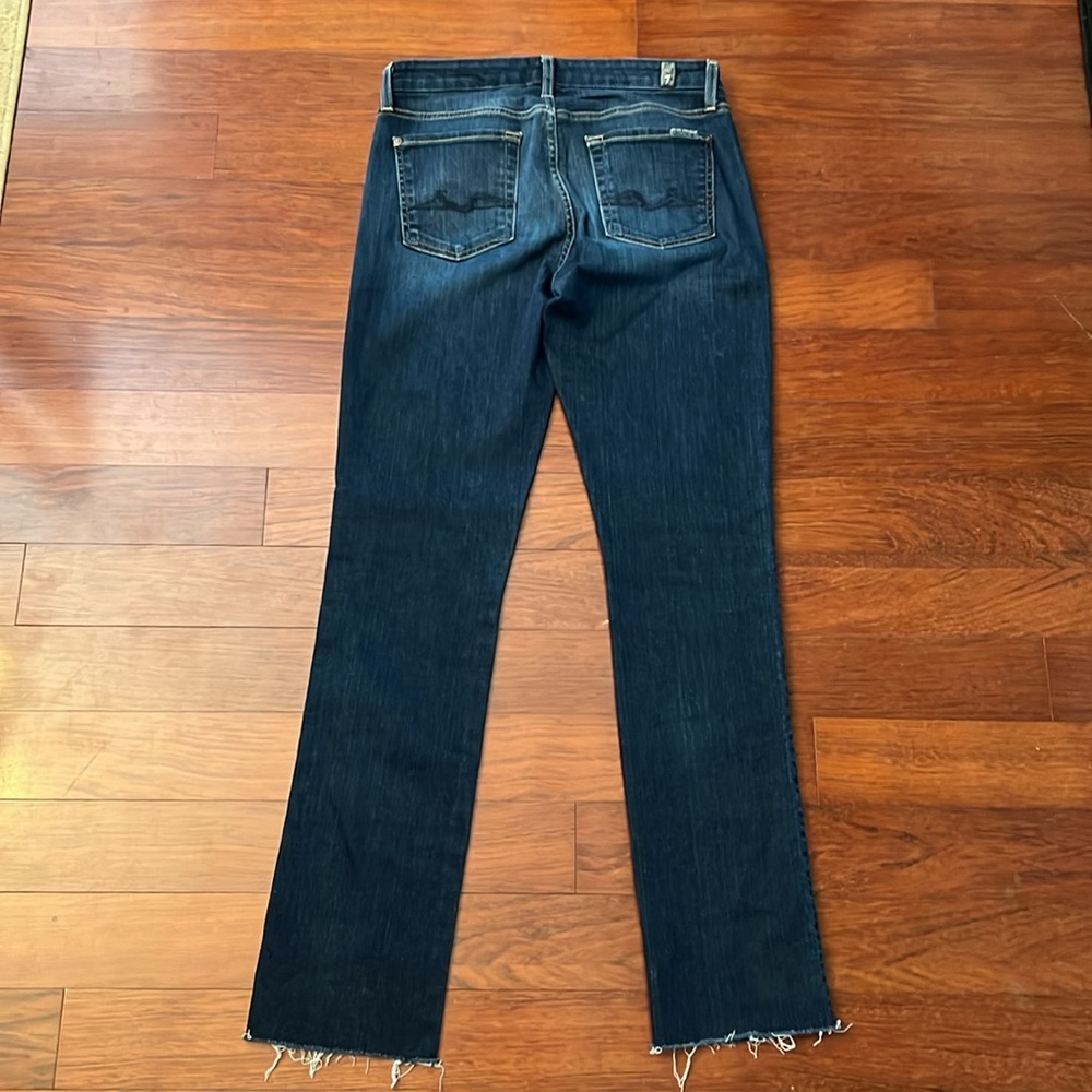 7 For All Mankind Straight Leg Jeans - Picture 7 of 8